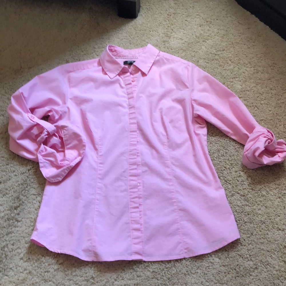 Apt. 9 Pink Button Down Shirt